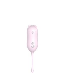 S-HANDE Miaou-RTC wibrator zdalnie sterowany z 9 trybami wibracji w kształcie kota Light Pink