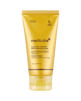 Medicube Kojic Acid Turmeric Night Wrapping Mask, Nocna maska typu wrapping do twarzy, 75 ml