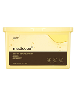 Medicube Deep Vita C Daily Quick Mask, Maska do twarzy z witaminą C, 30 szt