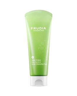 Frudia Green Grape Pore Control Scrub Cleansing Foam, Odświeżająca Pianka-Peeling dla cery tłustej
