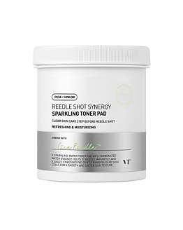 VT t Cosmetics Reedle Shot Synergy Sparkling Toner Pad Wygładzające płatki do Twarzy