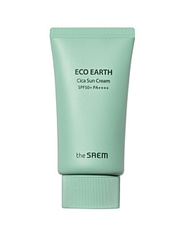 The Saem Eco Earth Cica Sun Cream SPF50+ Krem z filtrem do twarzy