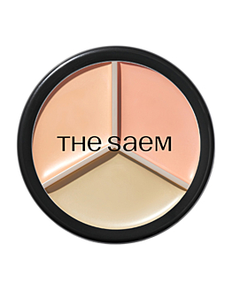The Saem Cover Perfection Triple Pot, 03 Correct Up Beige Korektor