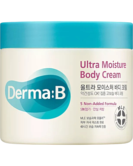 Derma:B Crema Corpo Ultra Idratante, Crema Intensamente Idratante per il Corpo