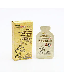 Ginlac Napój na bazie Fermentowanego  Czerwonego Żeń-Szenia i ekstr. z Czerwonego Żeń-Szenia, 250 ml