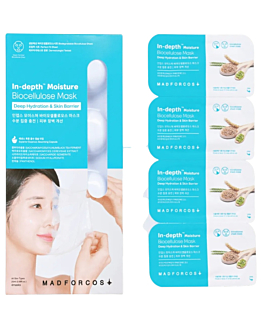Madforcos In-Depth Moisture Biocellulose Mask Nawilżająca maska do twarzy, 4x20ml