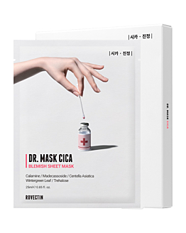 Rovectin Dr. Mask Cica, Kojąca maska w płachcie, 5 szt