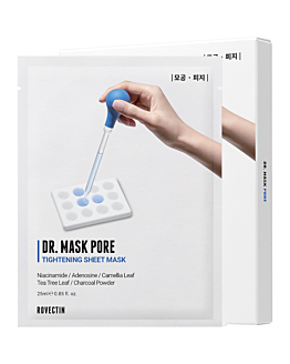 Rovectin Dr. Mask Pore, Maschera in fogli purificante, 5 pezzi