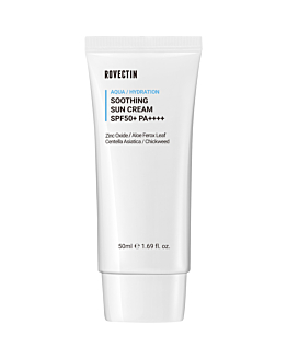 Rovectin Aqua Soothing Sun Cream, Crema solare leggera SPF50+ PA++++, 50 ml