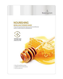 Beauugreen Mleczko Pszczele Odżywcza maska do twarzy