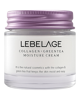 Lebelage Collagen + Green Tea Moisture, Krem nawilżający z kolagenem i zieloną herbatą