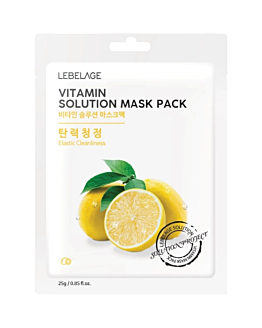 Lebelage Vitamin Solution, Maseczka w płachcie do twarzy