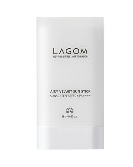 Lagom Airy Velvet Sun Stick, Sztyft przeciwsłoneczny do twarzy i ciała, SPF50+ PA++++ 