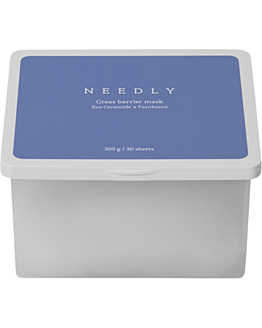 Needly Crossbarrier Mask, Maschera idratante in tessuto per il viso, 30 pezzi