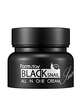 Farmstay Black Snail Odżywczy krem do twarzy z ekstraktem ze śluzu ślimaka
