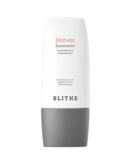 Blithe Honest Sunscreen Crema Delicata con Filtro Solare, SPF50+ e PA++++