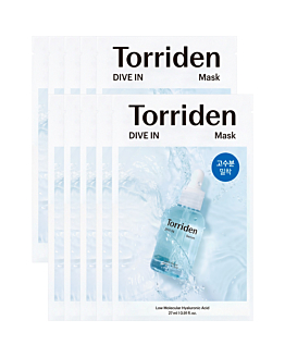 Torriden Dive-In Dischetti idratanti a Basso Peso Molecolare 10 pz