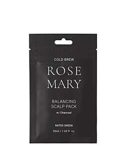 Rated Green Rosemary Kuracja regulująca do skóry głowy z rozmarynem i aktywnym węglem, 50 ml