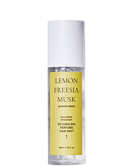Rated Green Lemon Freesia Musk Perfumowana mgiełka do włosów ułatwiająca rozczesywanie