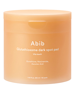 Abib Glutathiosome Dark Spot Pad Vita Touch, Rozjaśniające przebarwienia płatki do twarzy