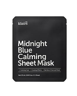 Dear Klairs Midnight Blue Calming Sheet Mask - Maschera Lenitiva in Tessuto 25 ml