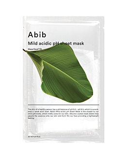 Abib Mild Acidic pH Sheet Mask Heartleaf Fit, Maska w płachcie do twarzy