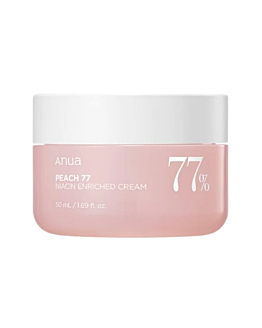Anua Peach 77% Niacin Enriched Nawilżający krem do twarzy z ekstraktem z brzoskwini
