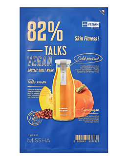 Missha Talks Vegan Squeeze Maska w płachcie, Skin Fitness 