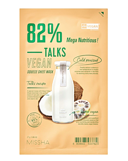 Missha Talks Vegan Squeeze Maska w płachcie, Mega Nutritious 