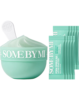Some By Mi Spirulina Soothing Sherbet Maschera Viso, 10 pezzi