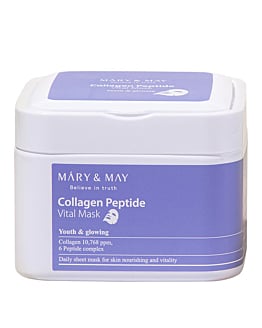 Mary & May Collagen Peptide Vital Zestaw maseczek w płachcie