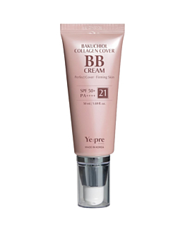 Ye:pre Bakuchiol Collagen Cover BB Cream, Crema BB per il viso SPF50/PA+++, No. 21, 50ml