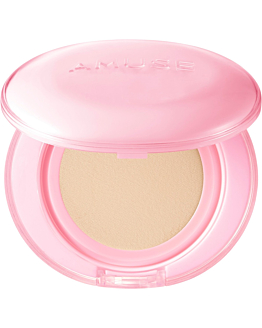 Amuse Dew Power Vegan Cushion, Fondotinta in cuscino, 1.5 Natural, SPF50+ PA++++