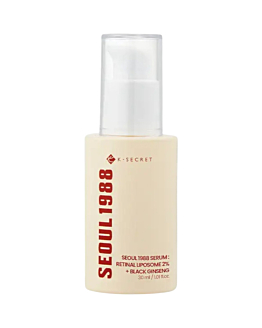 K-Secret Seoul 1988 Serum Retinal Liposome 2% + Black Ginseng, Ujędrniające serum z retinalem 