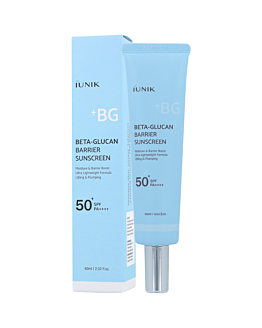 iUNIK Beta Glucan Barrier Sunscreen, Crema Solare Viso, SPF50+ PA++++