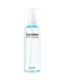 Torriden Dive In Cleansing Oil, Olio Detergente Ialuronico a Bassa Massa Molecolare