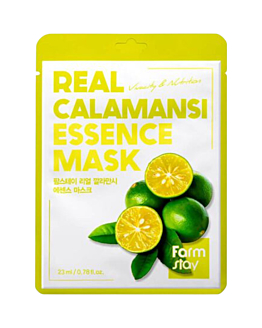 Farmstay Real Maschera in tessuto per il viso al lime