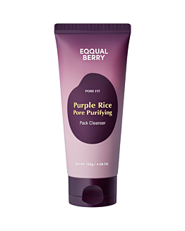 Eqqualberry Purple Rice Pore Purifying Pack Cleanser, Głęboko oczyszczająca maska glinkowa do twarzy