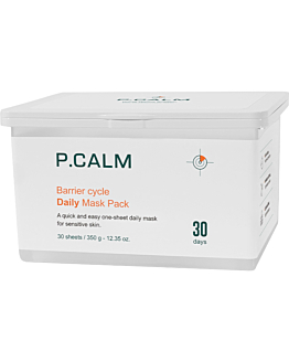P.Calm Barrier Cycle Daily Mask Pack, Zestaw masek w płachcie, 350 g