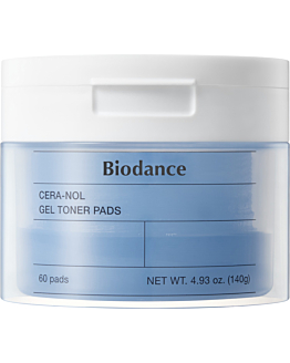 Biodance Cera-nol Gel Toner Pads, Żelowe Płatki Nawilżające do Twarzy, 60szt