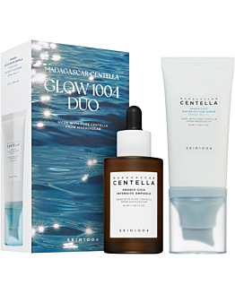 SKIN1004 Glow 1004 Duo Zestaw kosmetyków koreańskich, Centella Probio-Cica Intensive Ampoule + Centella Hyalu-Cica Water-Fit Cream SPF50+