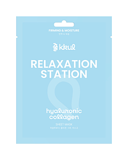 Kkul Relaxation Station Hyaluronic Collagen Sheet Mask, Maska do twarzy