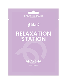Kkul Relaxation Station AHA/BHA Sheet Mask, Maska do twarzy