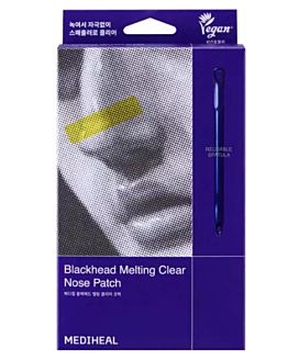 Mediheal Cerotti per punti neri Blackhead Melting Clear Nose Patch (4 trattamenti)