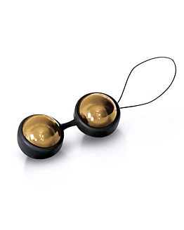 Pozłacane Kulki Gejszy Luna Beads Luxe Gold Lelo