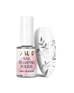 AlleLac Nail Stamping Polish Lakier Do Stempli I Stampingu Srebrny Silver 7 ml