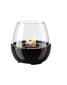 TenderFlame Lampion - Tulip 18 Black Reactive Porcelain