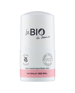 BeBIODeo Roll-On Naturalny Chia i Kwiat Japońskiej Wiśni