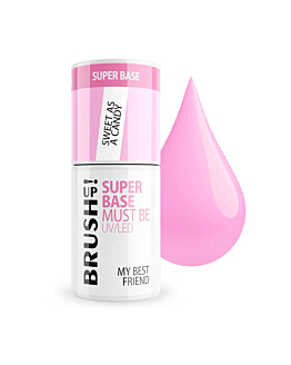 BrushUp! Super Base baza hybrydowa do paznokci Sweet As A Candy, 5g