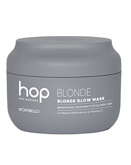 MONTIBELLO Hop Blonde Glow Mask rozświetlająca maska do włosów rozjaśnianych i blond, 200ml